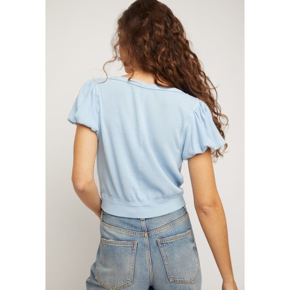 NWT Free People Molly Tee / Larkspur - Picture 3 of 6